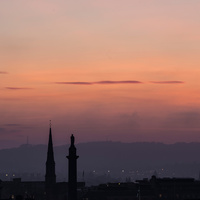 Edinburgh sunset by Bulloch Photography