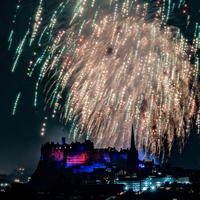 Hogmanay Fireworks by bulloch.photography